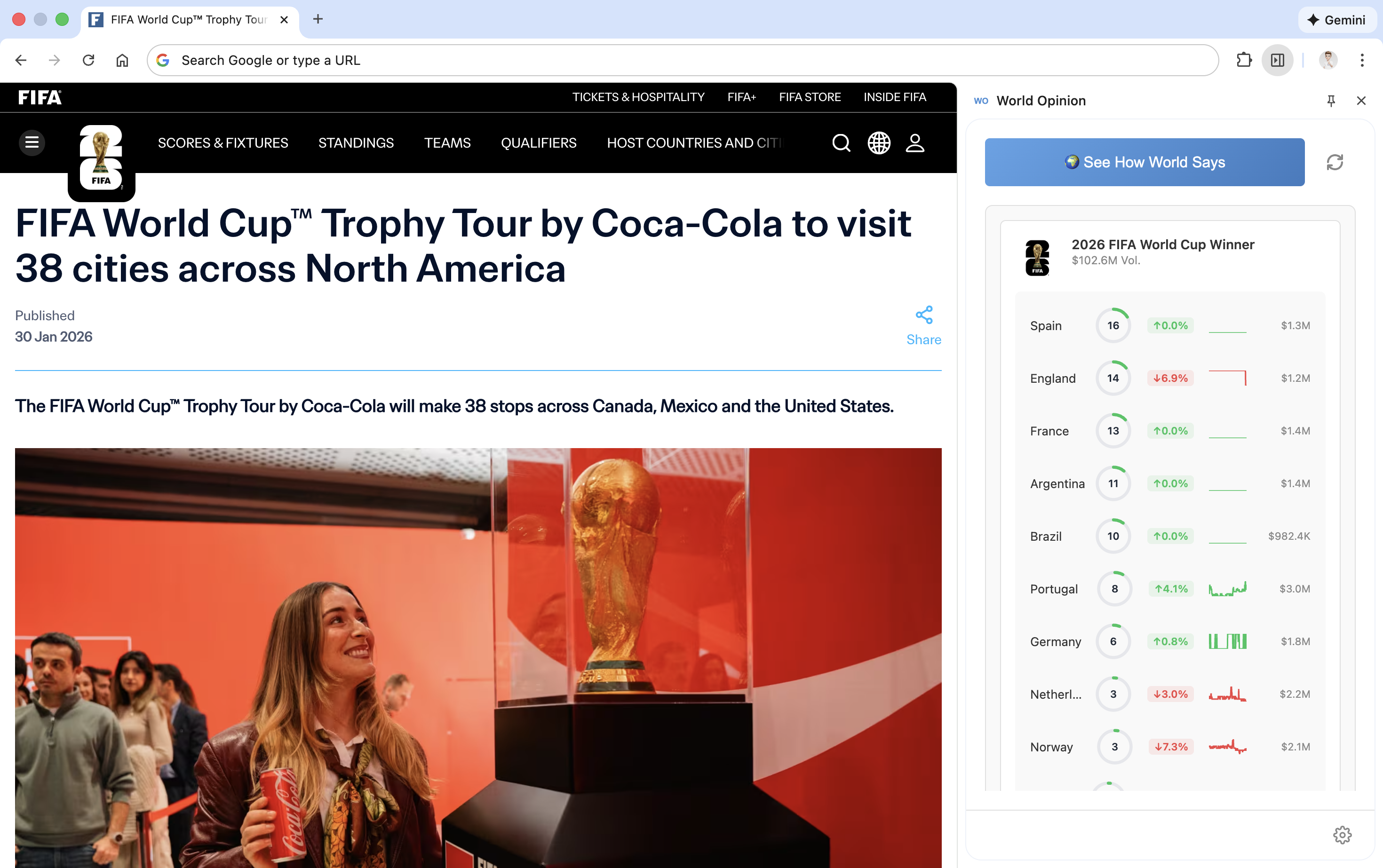 World Opinion screenshot